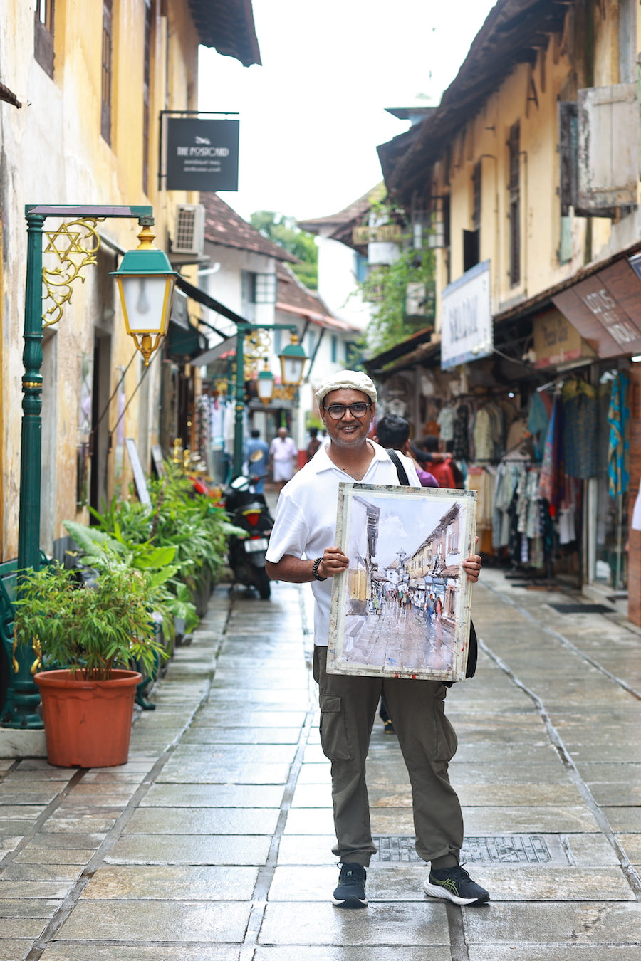 Jew Town, Kochi – Original Watercolor Painting