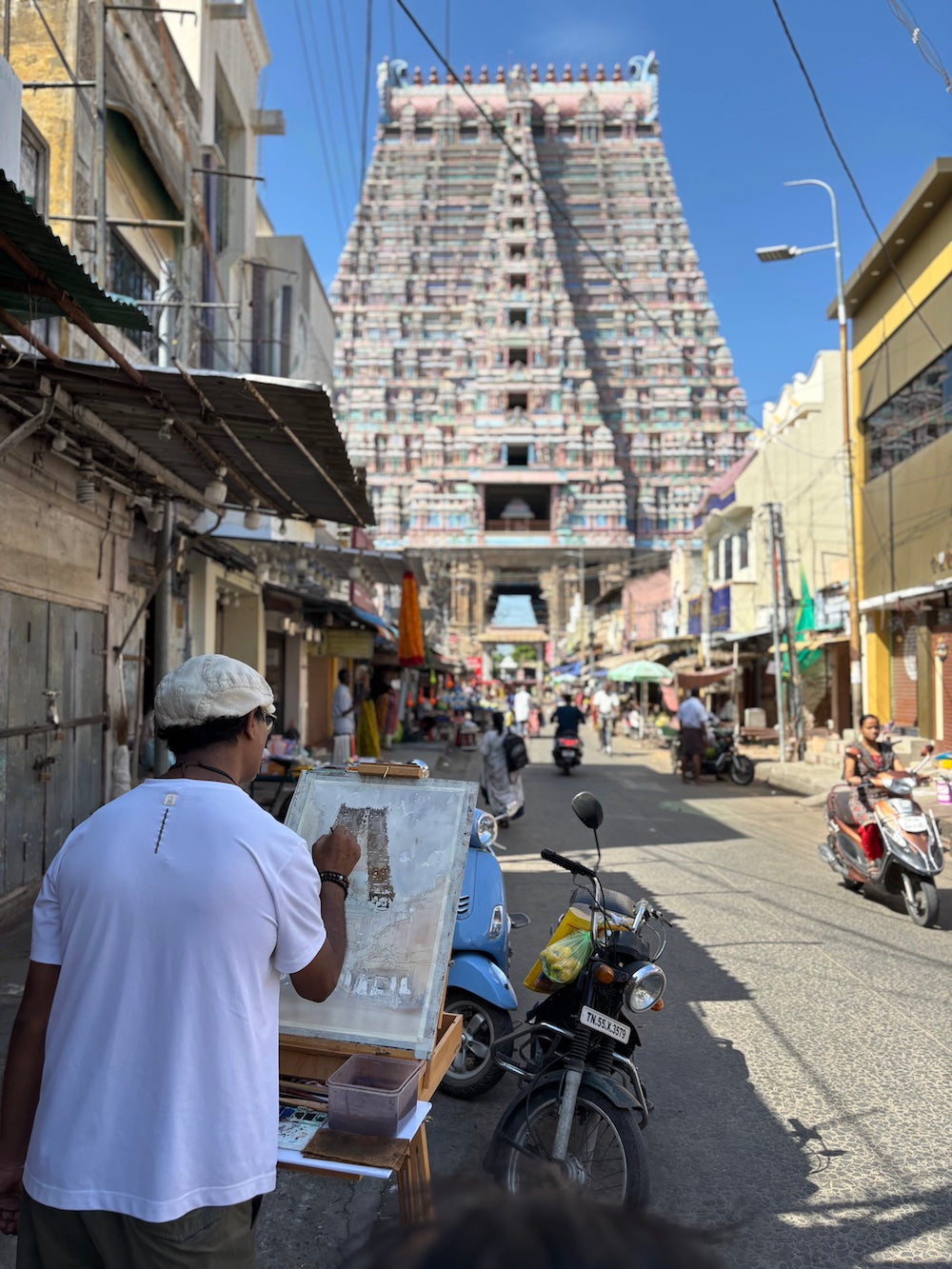 Sacred Heights of Srirangam - Original Art