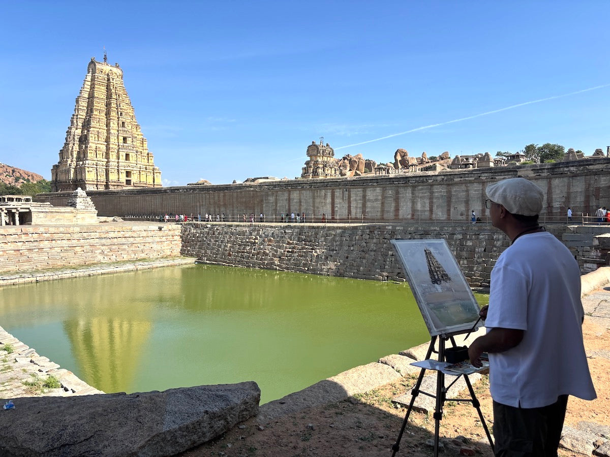 Virupaksha Temple Painting, Hampi (Fine Art Print)